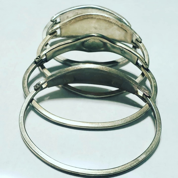 Bundle of 4 sterling silver Alpaca Mexico Bracelet - Picture 6 of 6